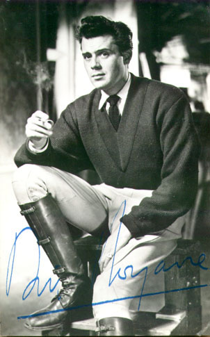 Dirk Bogarde Card measures 86mm x 137mm